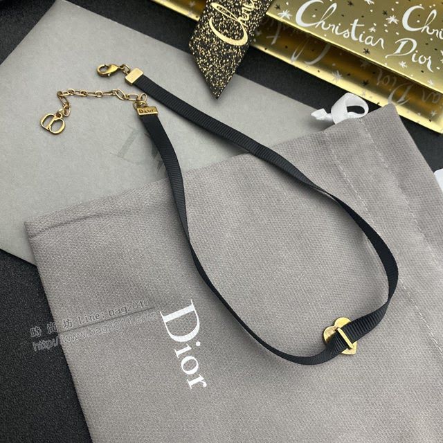 Dior飾品 迪奧經典熱銷款古銅色系飾品項鏈頸鏈  zgd1408